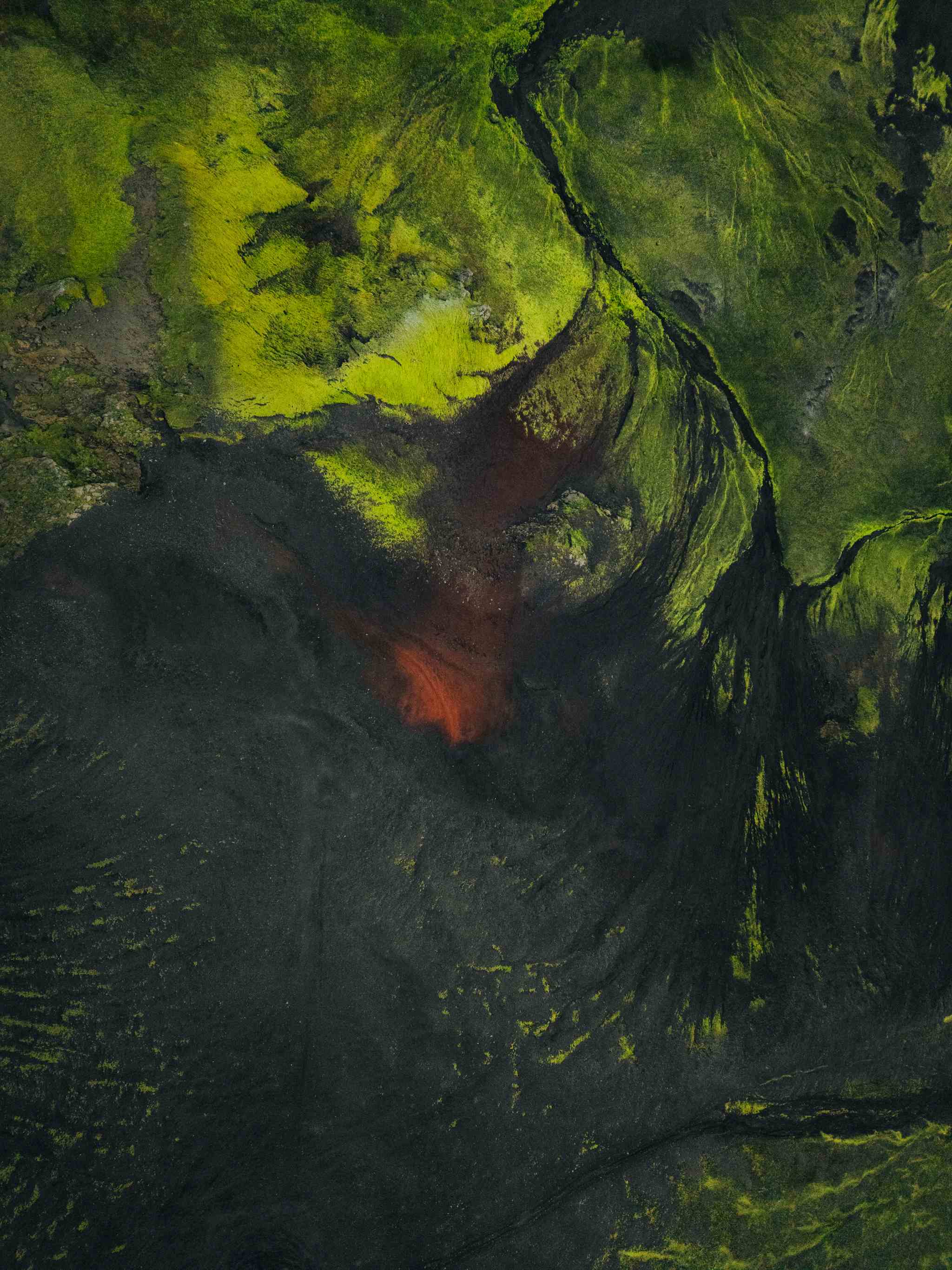 Volcanic rock texture